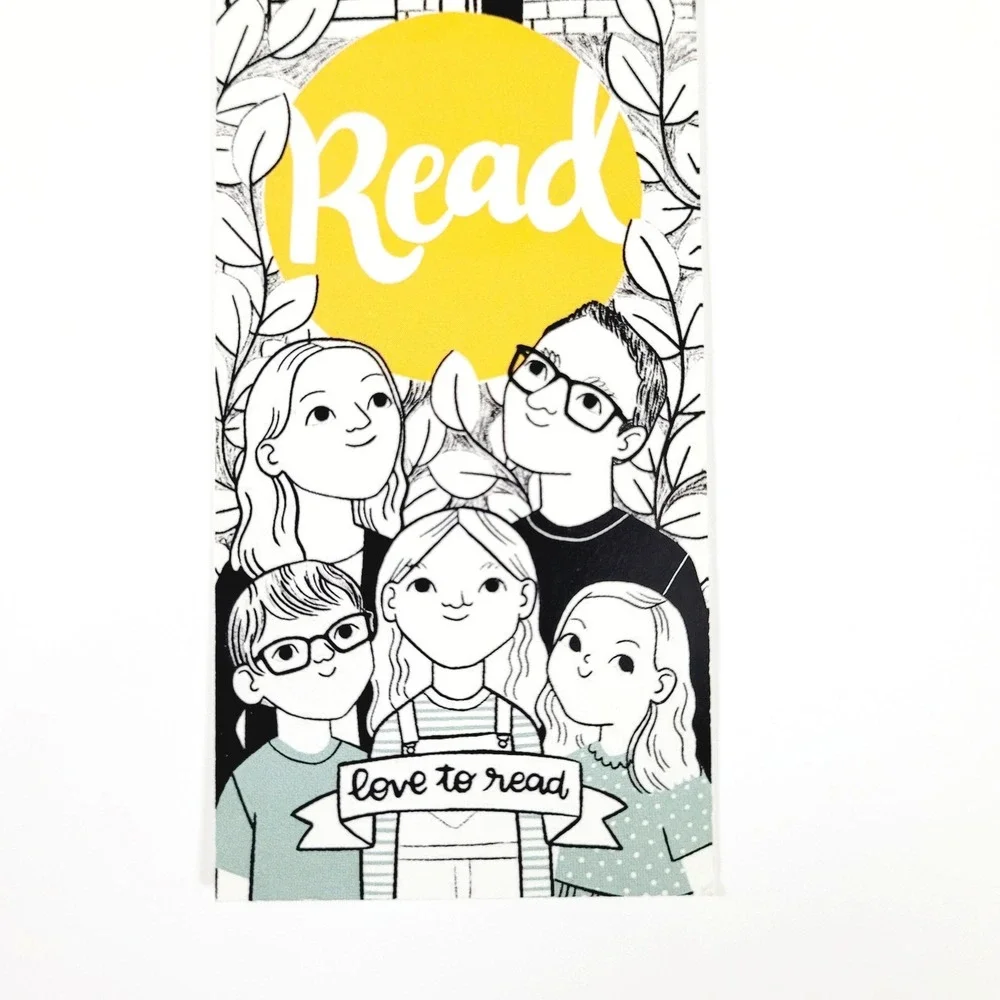 2019 READ paperboard Bookmark promotional bookstore bookshop promo- Holmfirth UK